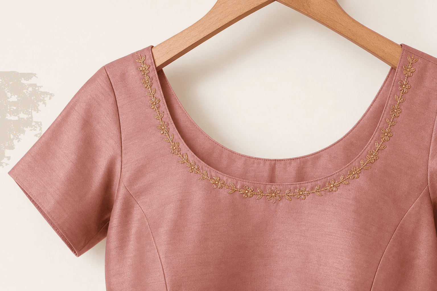 Minimal Aari Blouse — Simple Blouse